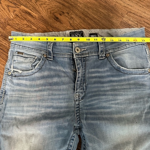 BUCKLE BLACK Men's Blue Jeans 38XL - Picture 6 of 7